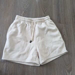 Large White Shorts